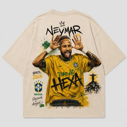 Camiseta Copa 2026 - Neymar - Oversul27