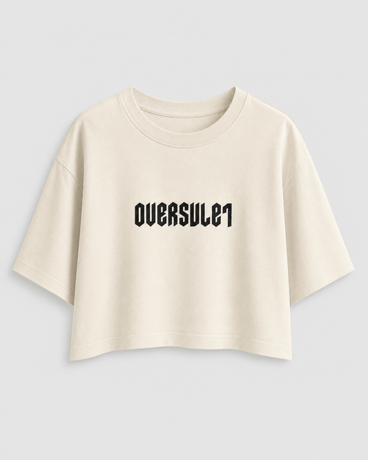 Camiseta cropped OVERSUL27 - Leão - Oversul27
