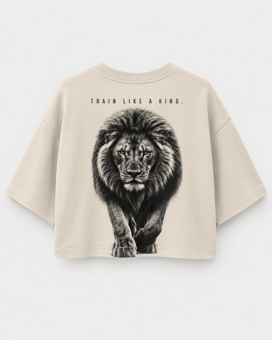 Camiseta cropped OVERSUL27 - Leão - Oversul27
